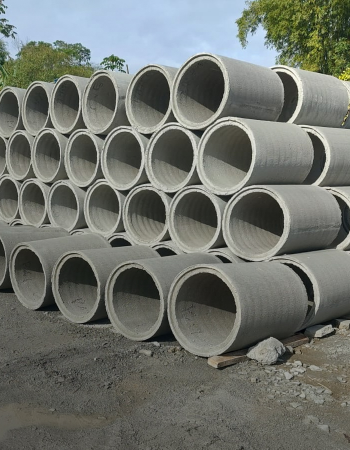 Tubos de concreto pré-moldado da Continuum Concreto para drenagem e saneamento.
